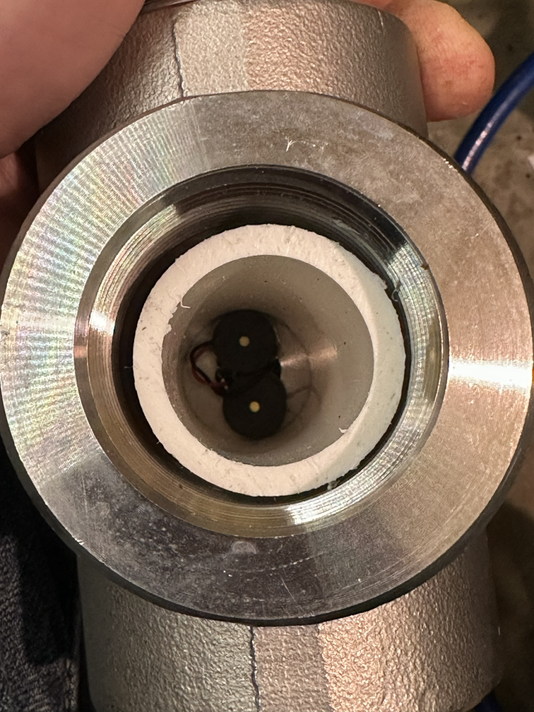 Piezo buzzers with PVC insert